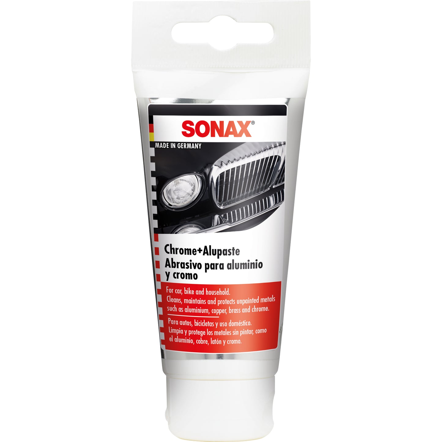 SONAX Chrome + Aluminium Metal Polish 75ml