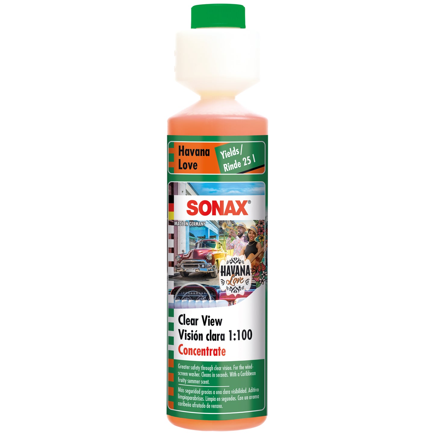 SONAX Havana Clearview Wiper Wash 1:100 Concentrate 250ml