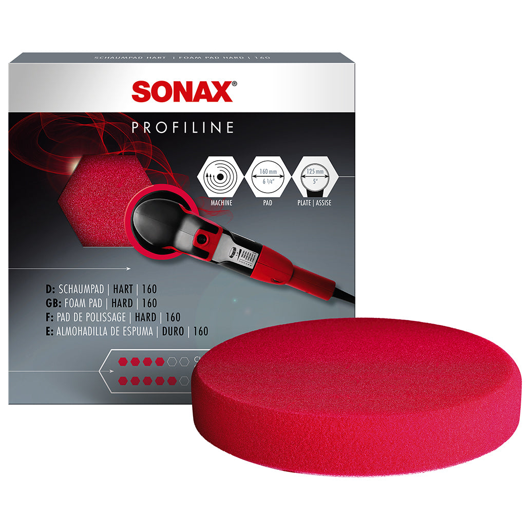 SONAX PROFILINE Foam Hard Pad for Rotary Use 160mm