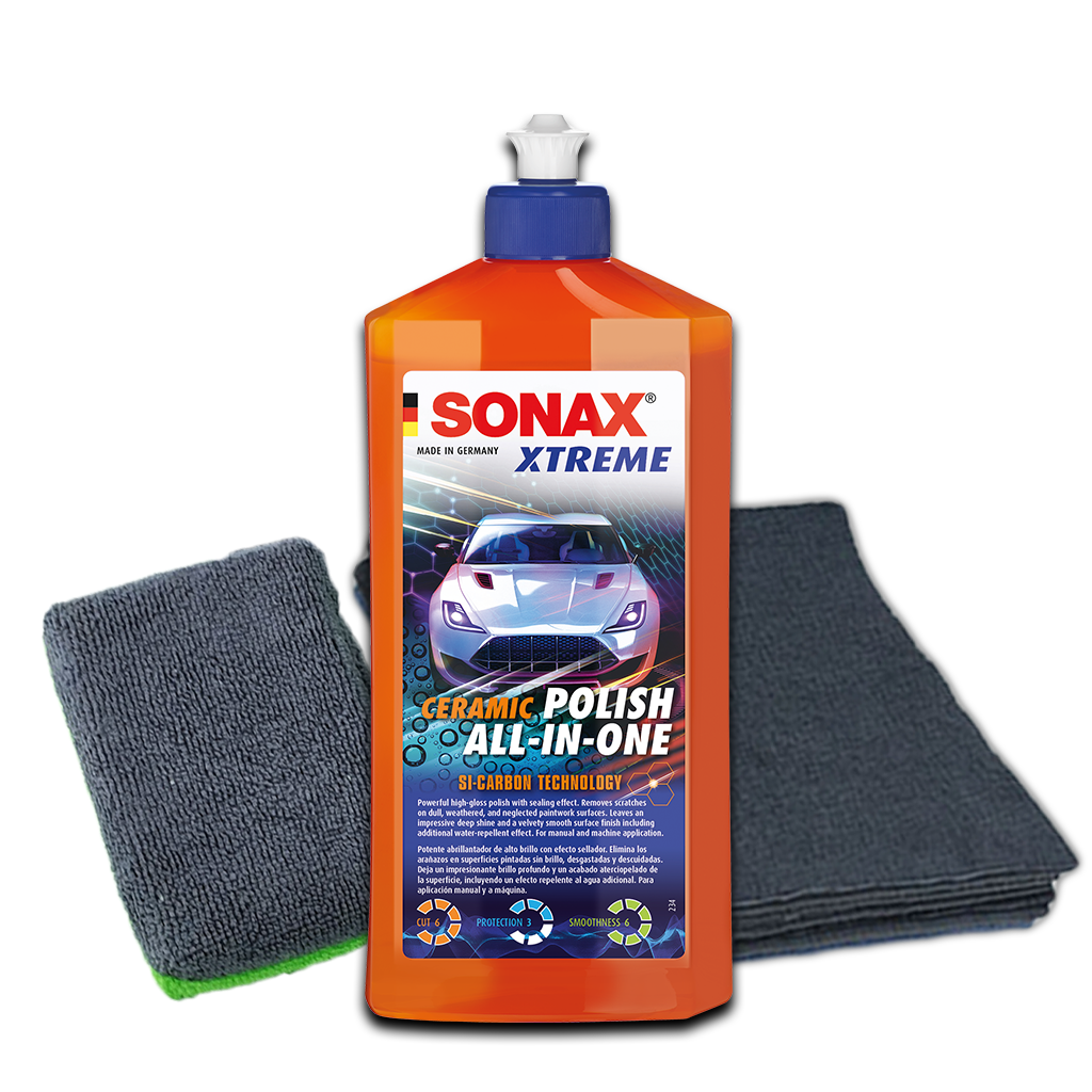 Sonax Xtreme Ceramic Polish All-in-One 500ml *EXCLUSIVE BUNDLE*