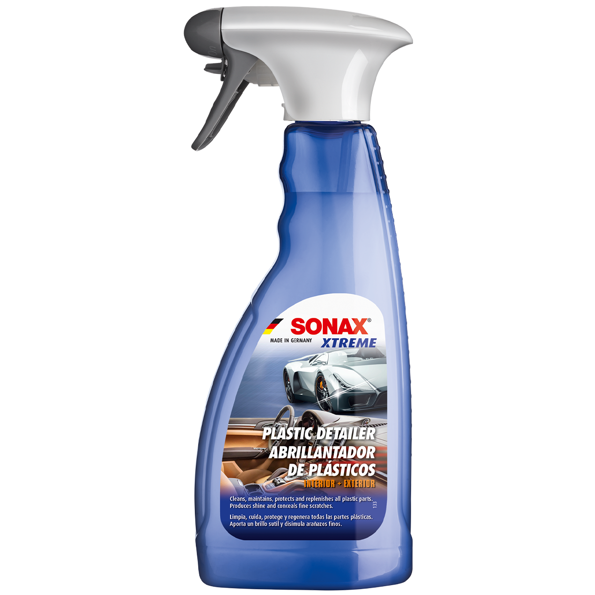 SONAX XTREME Plastic Detailer Interior & Exterior Gloss-Finish 500ml