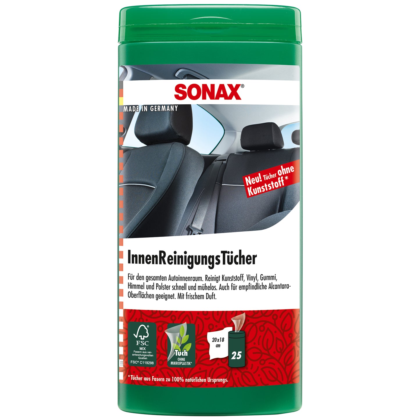 SONAX Interior Cleaning Wipes (2 sizes available)