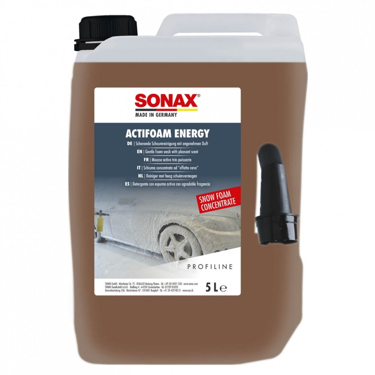 SONAX PROFILINE Active Foam Car Shampoo (3 sizes available)