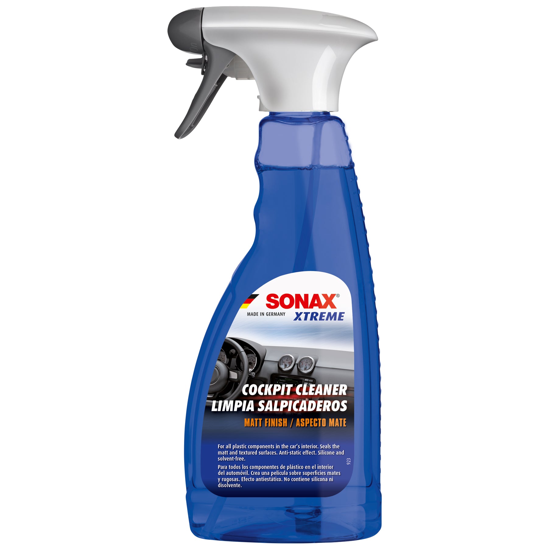 SONAX XTREME Cockpit + Plastics Cleaner & Conditioner MatteFinish