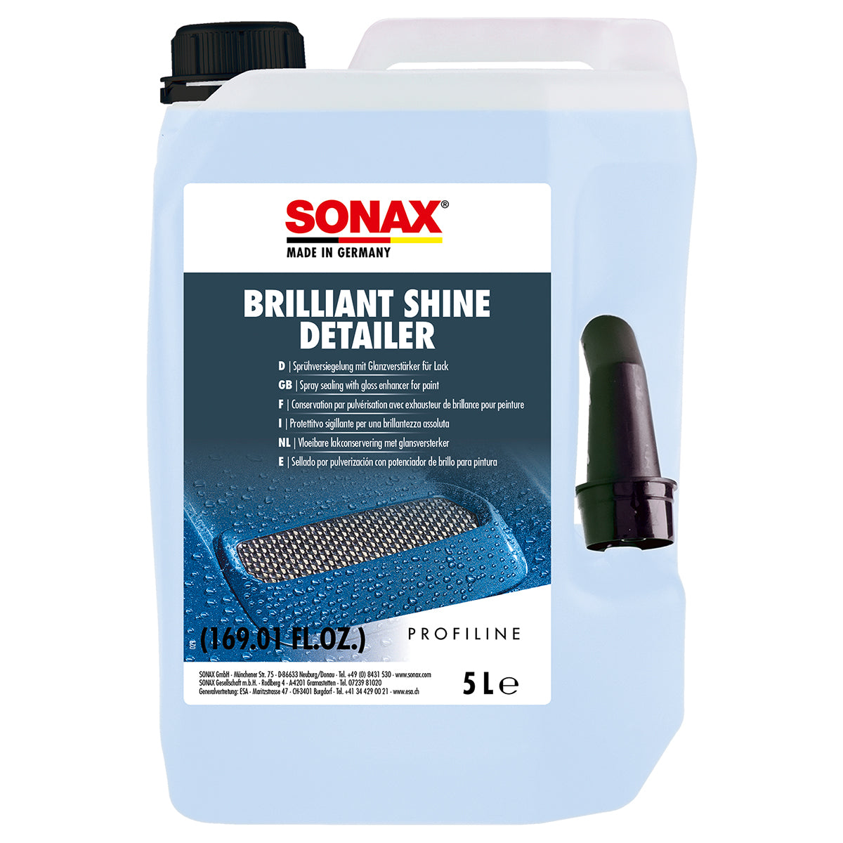 SONAX PROFILINE Brilliant Shine Quick Detailer 5L