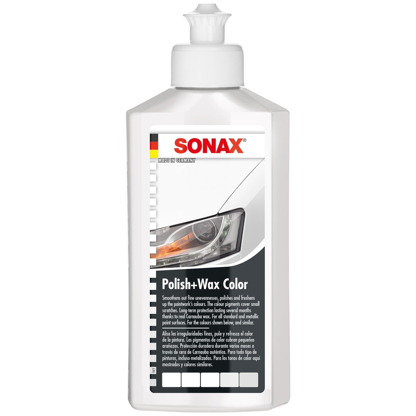 Sonax Polish + Wax Color (White) 250ml