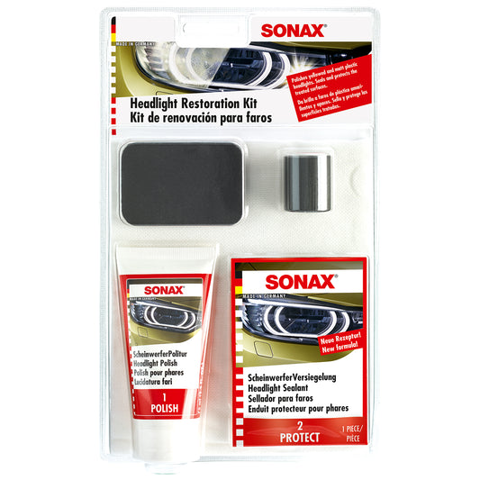SONAX Headlight Restoration Kit