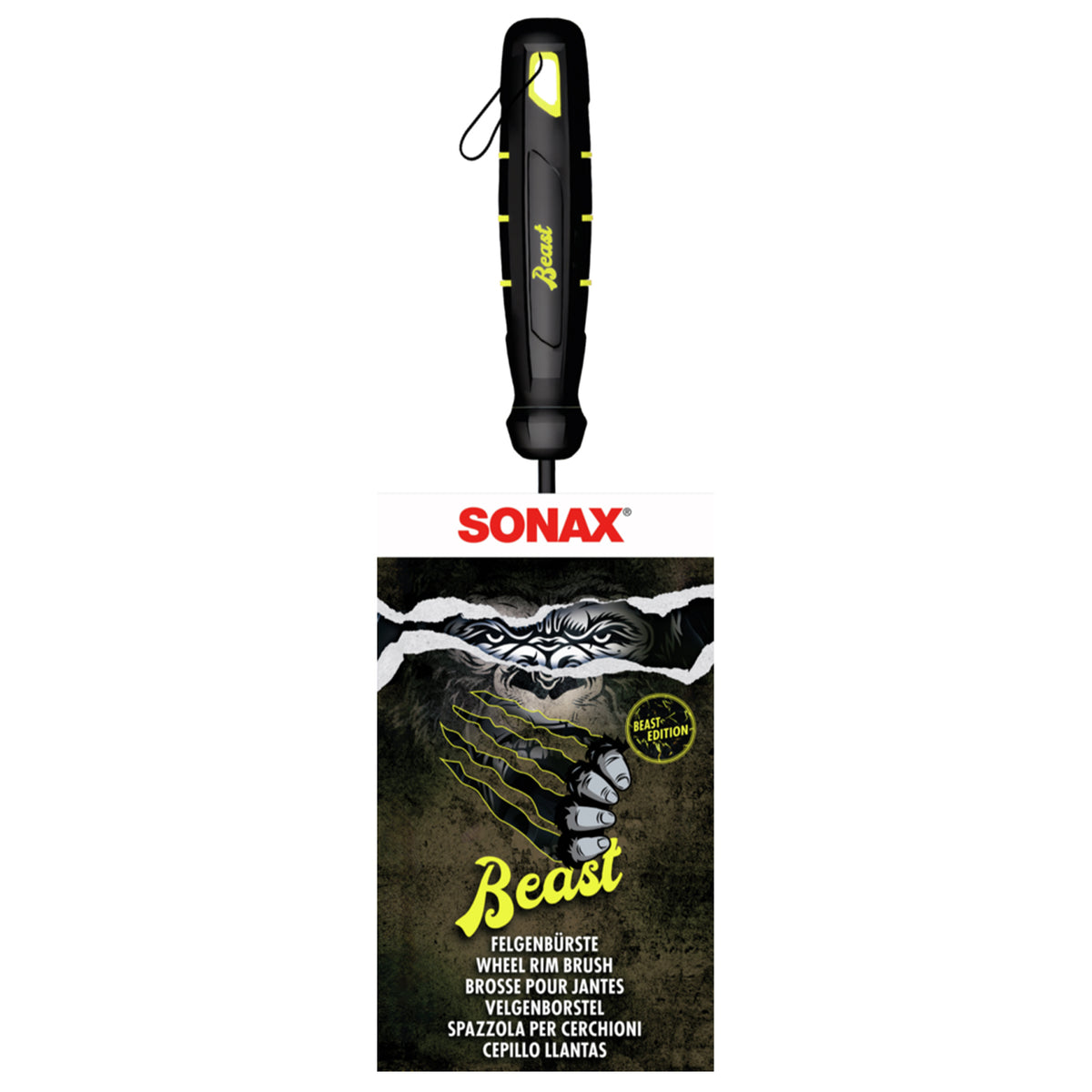 SONAX Beast Microfibre Wheel Rim Brush