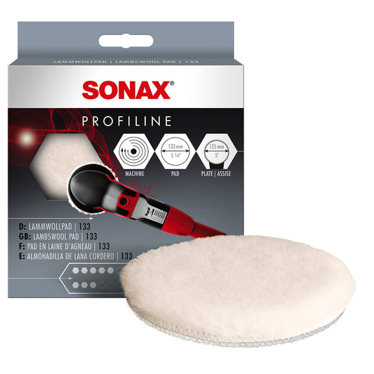 SONAX PROFILINE Wool Cutting Pad 133mm