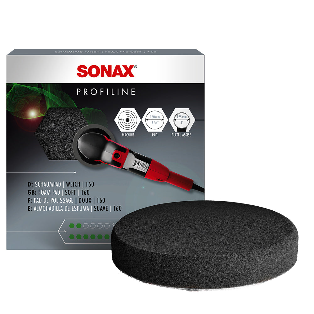 SONAX PROFILINE Foam Soft Pad for Rotary Use 160mm