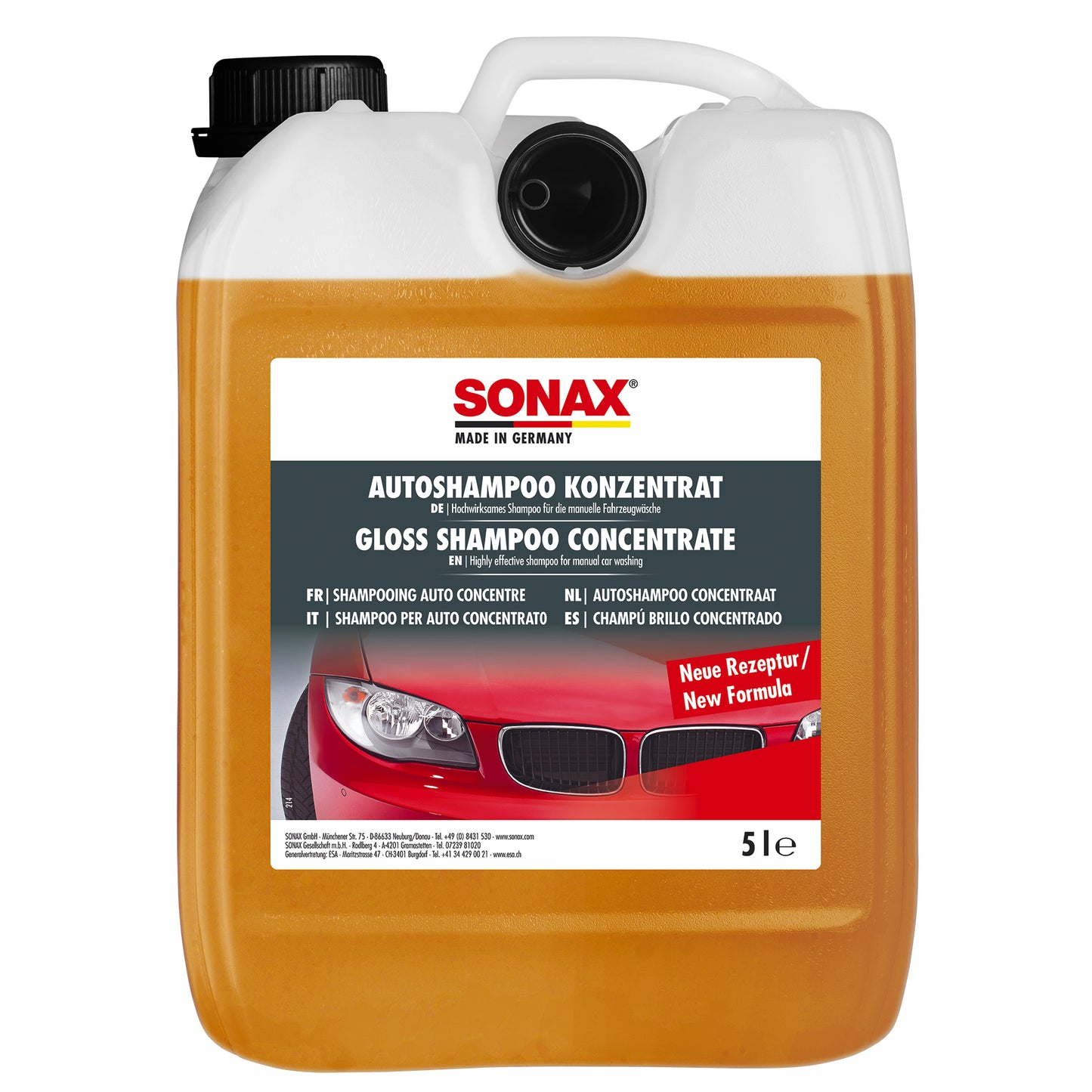 SONAX Gloss Car Shampoo Concentrate (2 sizes available)