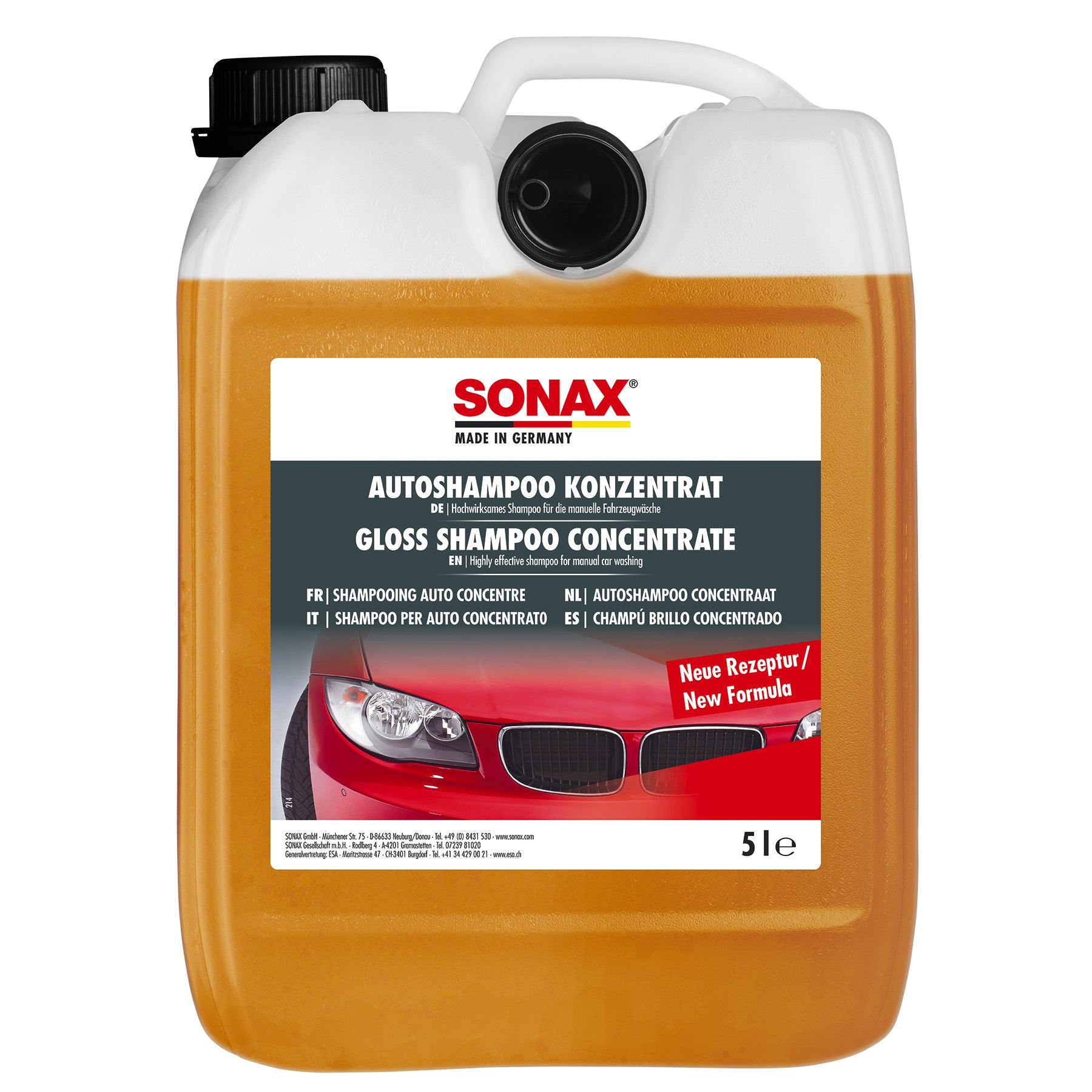 SONAX Car Wash & Wax Shampoo (2 sizes available) – Sonax Singapore