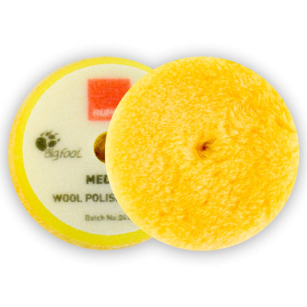 RUPES Yellow Medium Wool Pad (various sizes)