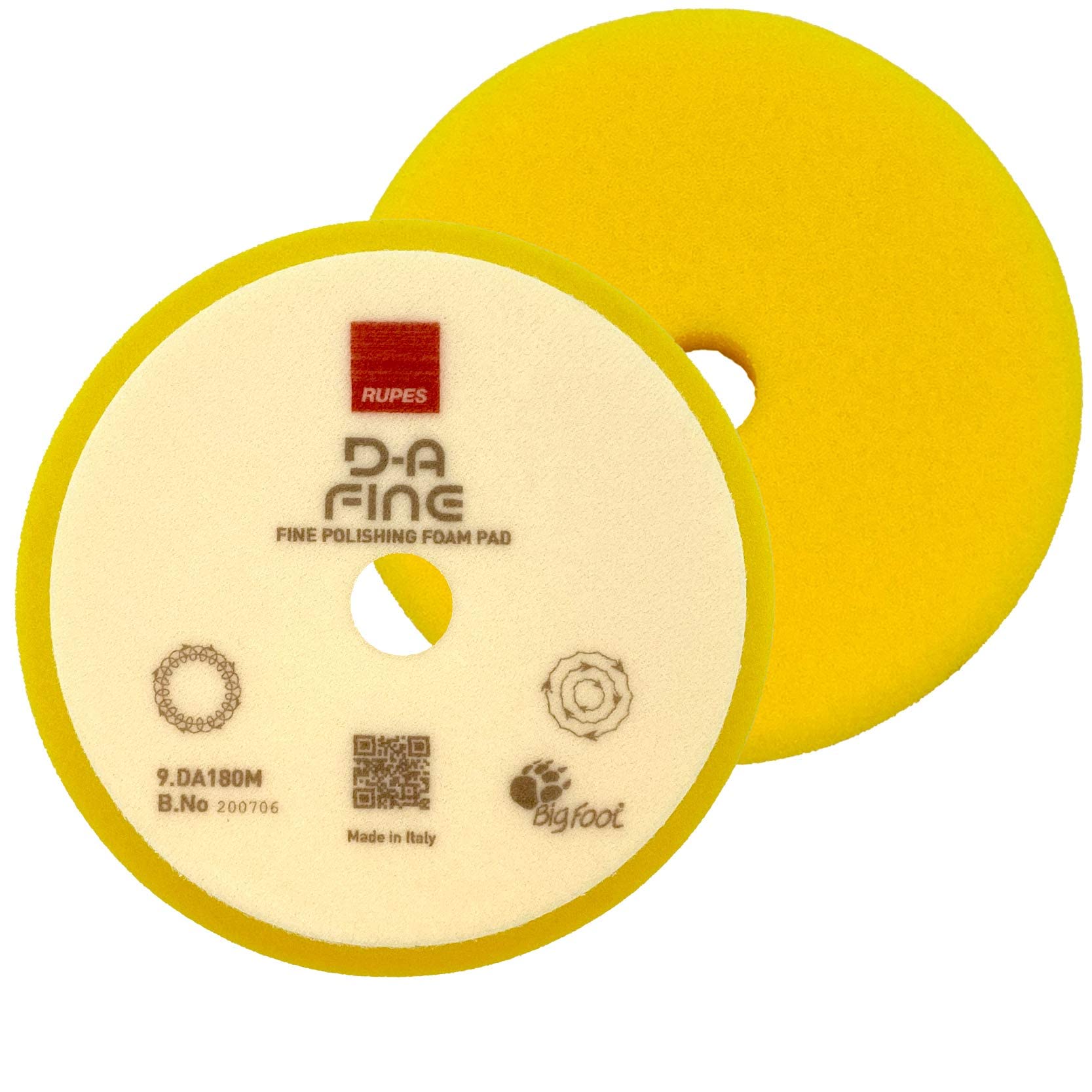 RUPES Yellow Fine Foam Polishing Pad (various sizes) Sonax Singapore
