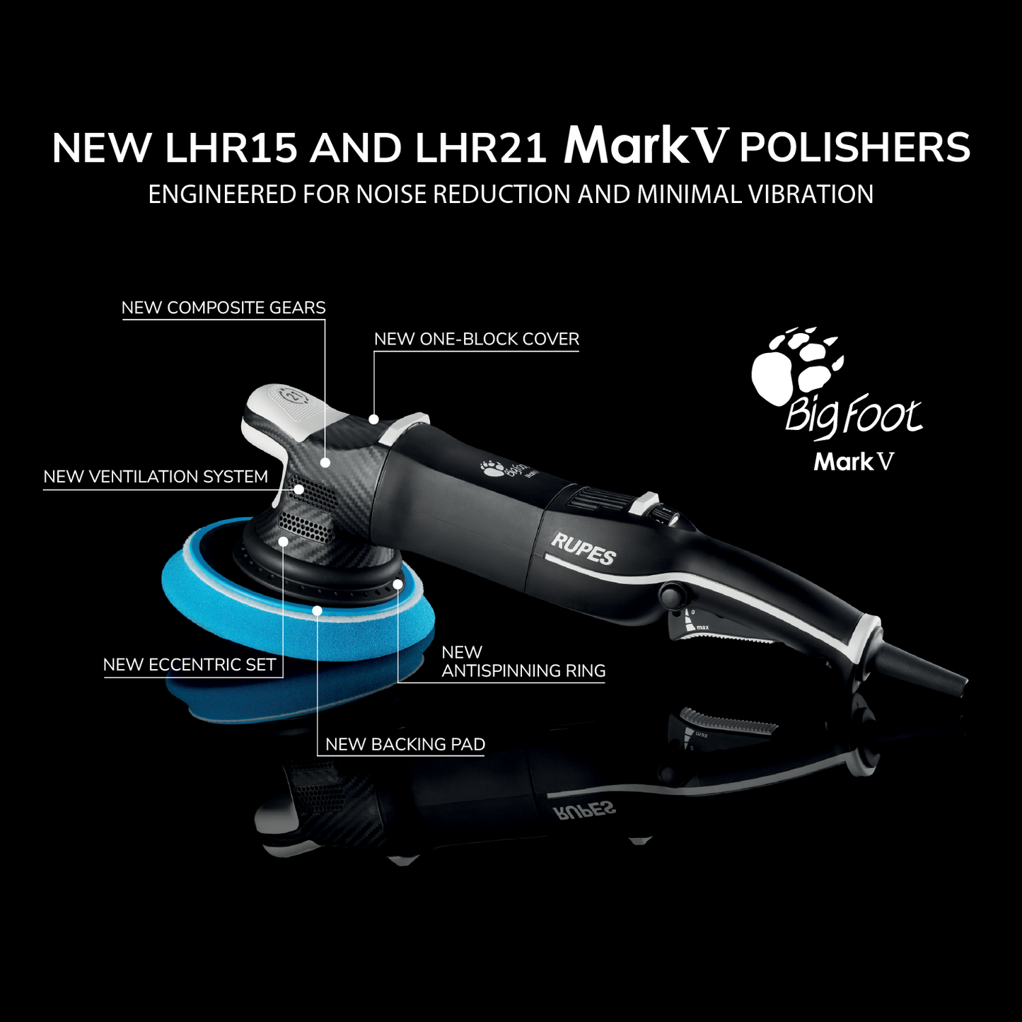 RUPES LHR15 Mark V Dual Action Polisher