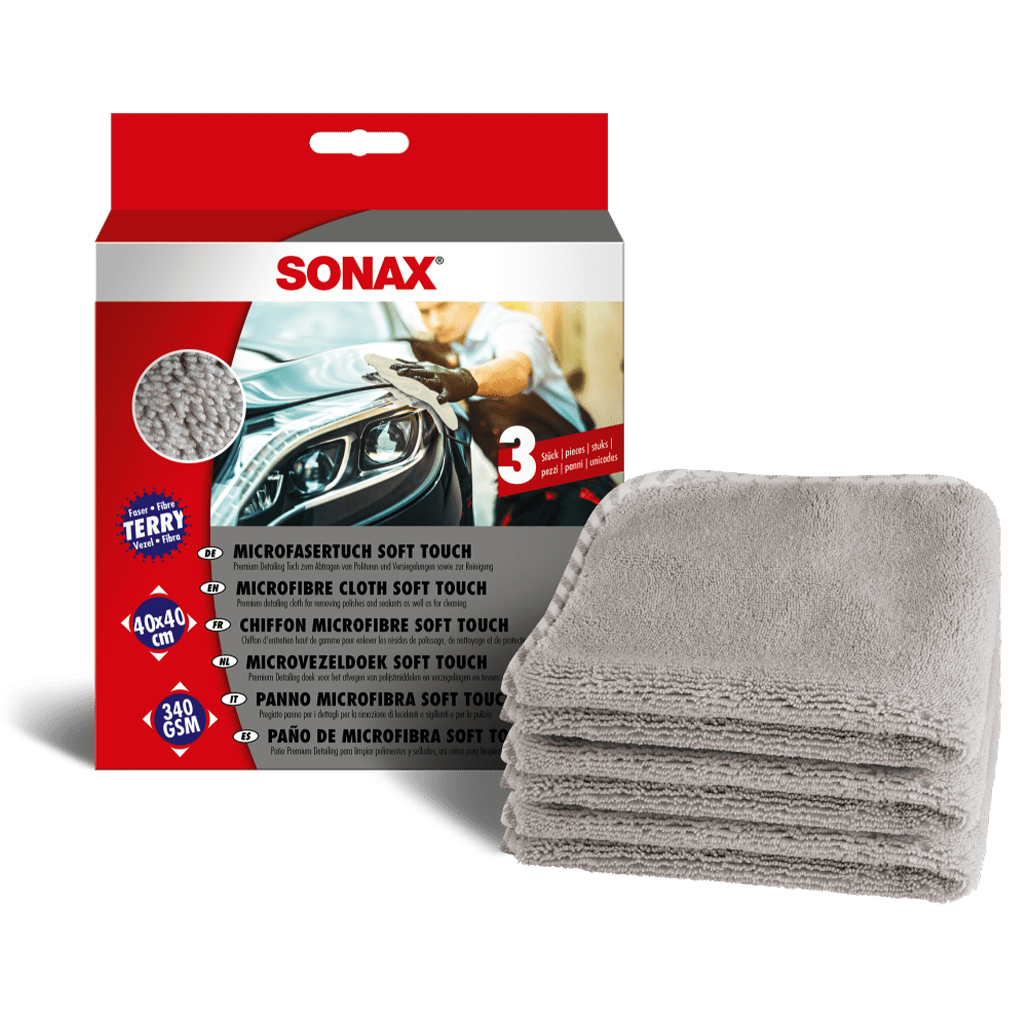 Sonax Microfiber Cloth Soft Touch 3 pcs Pack