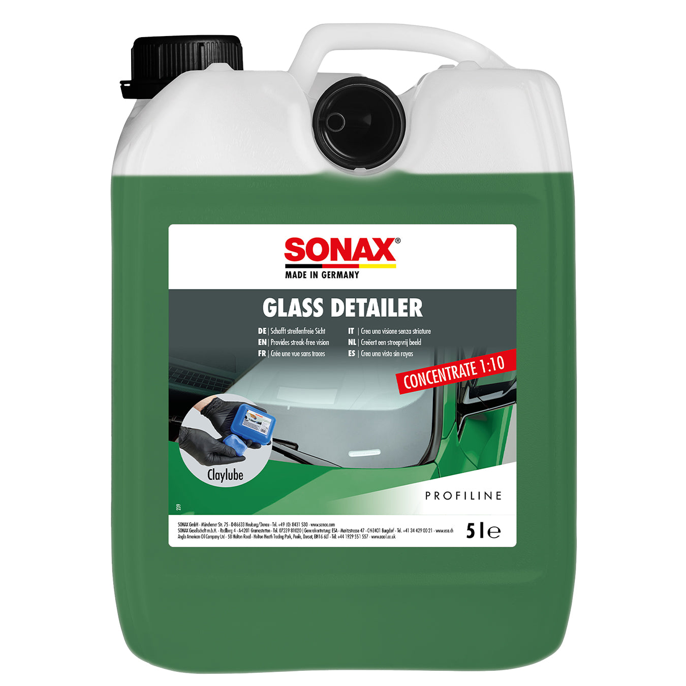 SONAX Profiline Glass Detailer Concentrate 5L