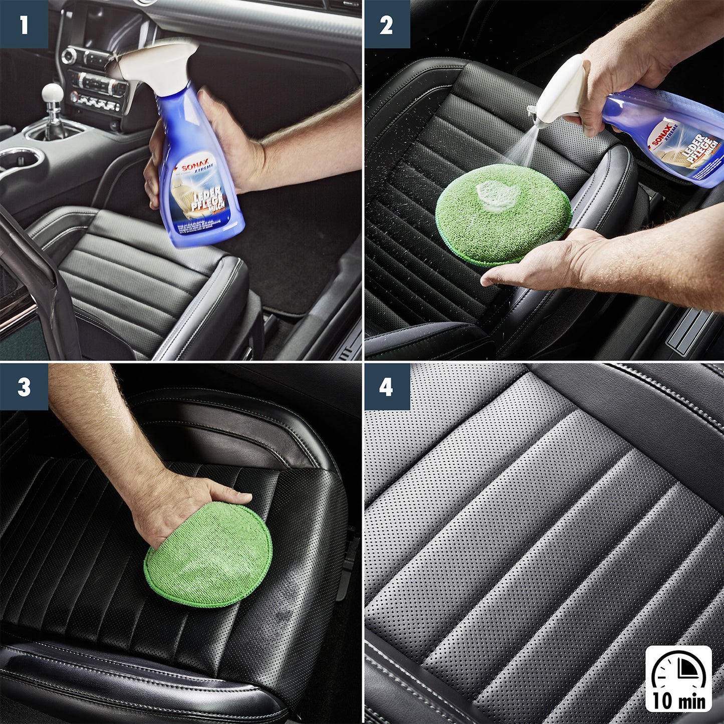 SONAX XTREME Leather Cleaner & Conditioner Milk 500ml