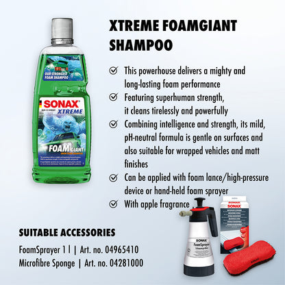 Sonax Xtreme Foam Giant Car Shampoo 1L