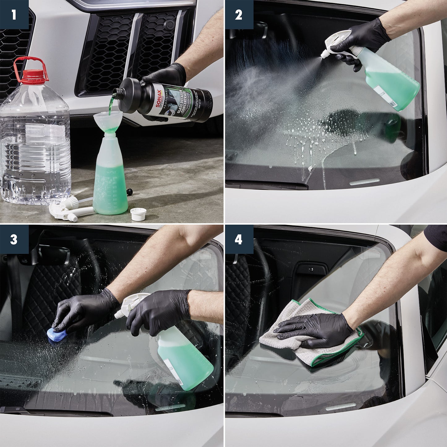 SONAX PROFILINE Glass Detailer Concentrate (2 sizes available)