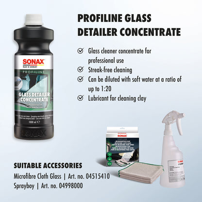 SONAX PROFILINE Glass Detailer Concentrate (2 sizes available)