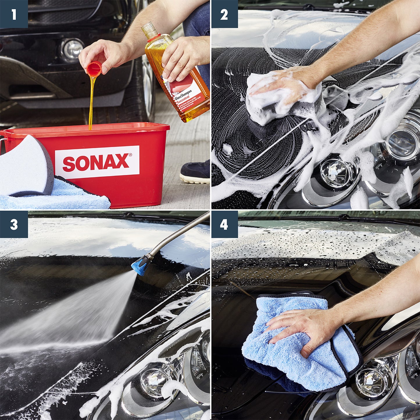 SONAX Gloss Car Shampoo Concentrate (2 sizes available)