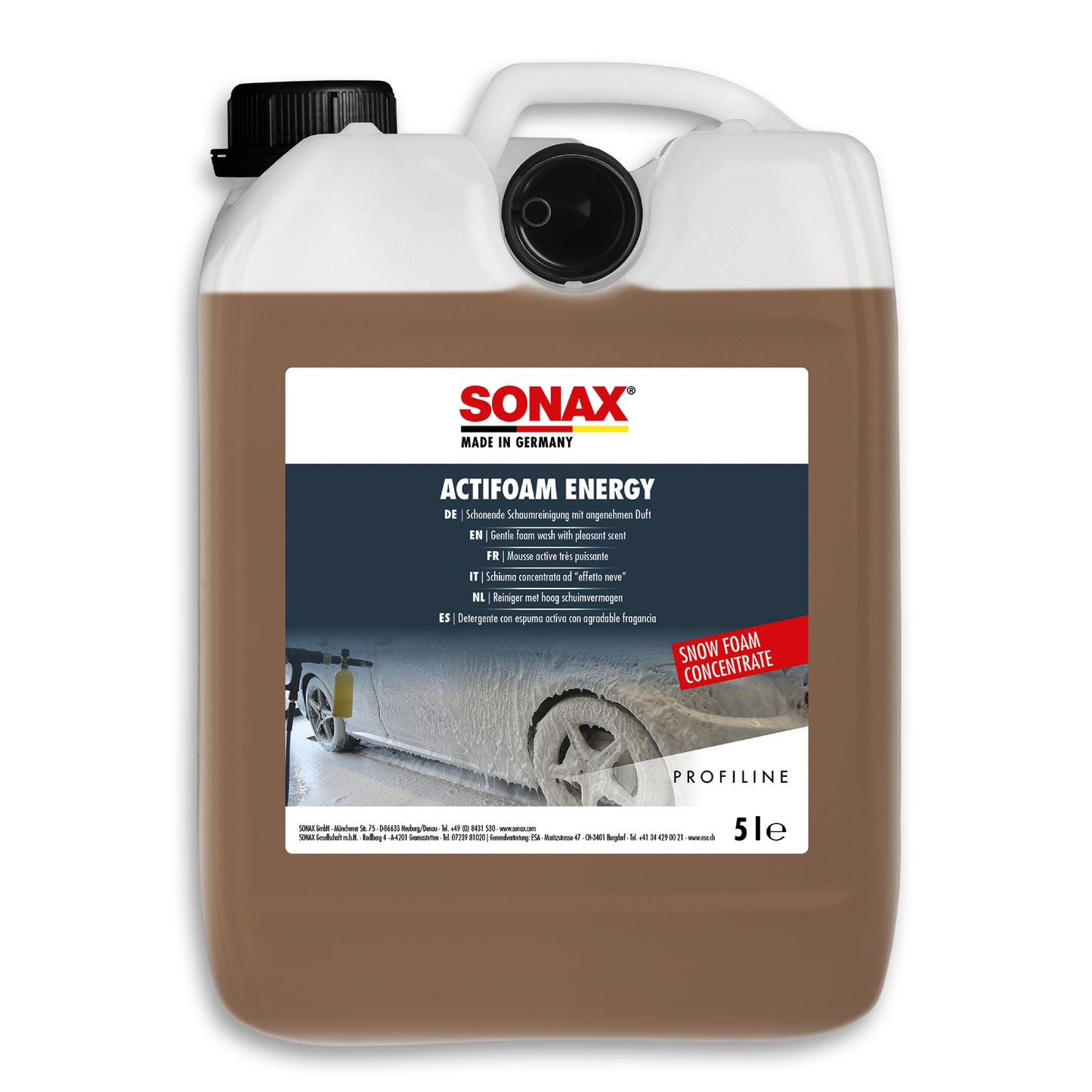 SONAX PROFILINE Active Foam Car Shampoo (3 sizes available)